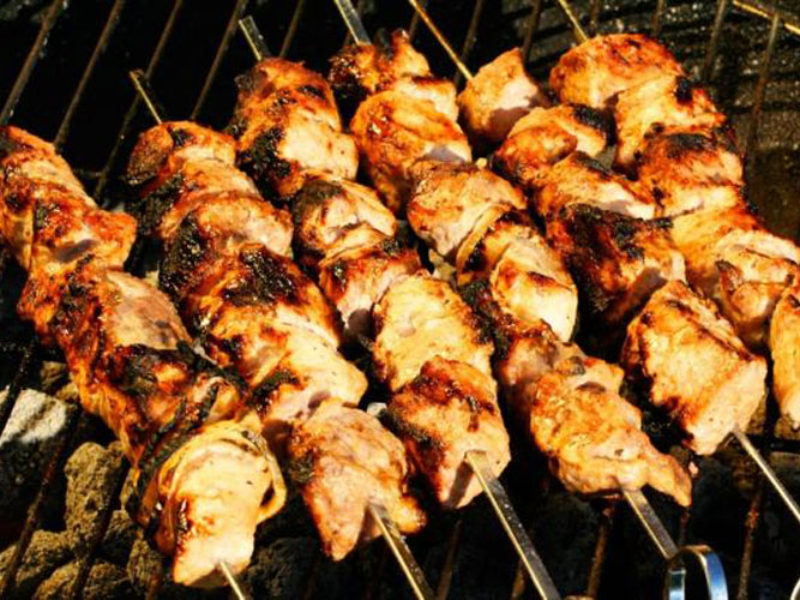 Chakalaka Chicken Skewers (South African Recipe)