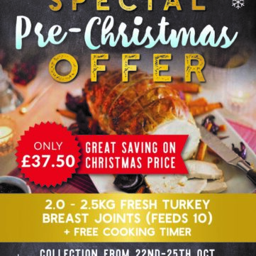 turkey offer 25