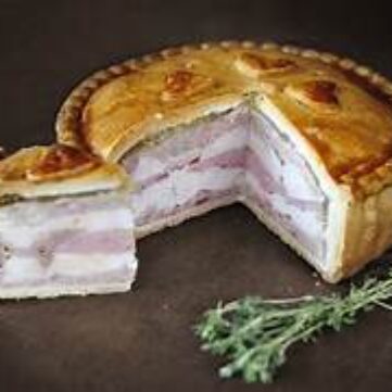 chicken ham pie